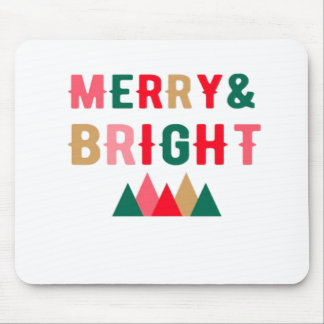 Grüne rot und braun muffe Typografie Mousepad