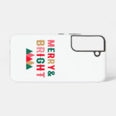 Grüne rot und braun muffe Typografie Samsung Galaxy Hülle (Rückseite (Horizontal))