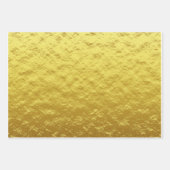 Grüne Rot und Goldene Rentiere Geschenkpapier Set (Vorderseite 3)