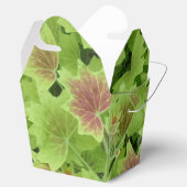 Grüne rote Blätter "Abnehmen"-Box Geschenkschachtel (Geöffnet)