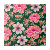 Grüne Rote Farbe Fliese (Vorderseite)