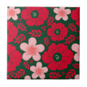 Grüne Rote Farbe Fliese (Vorderseite)