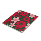 Grüne Rote Farbe Fliese (Seite)