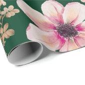 Grüne Rote Farbe Geschenkpapier (Rolleneckpunkt)