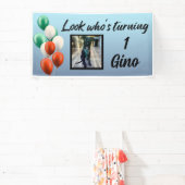 Grüne, rote Italballons sehen aus, wer sich dreht Banner (InSitu)