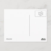 Grüne/rote Postkarte für wachsende Blasen (Rückseite)