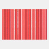 Grüne rote und blaue geometrische Streifen Geschenkpapier Set (Vorderseite 3)