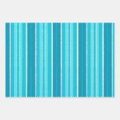 Grüne rote und blaue geometrische Streifen Geschenkpapier Set (Vorderseite 2)