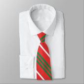 Grüne, rote und weiße Krawatte (Gebunden)