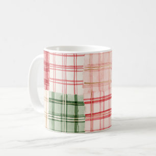 Grüne Rote Weiße Zuckerstangen Kaffeetasse