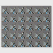 Grüne Ruby kleiner Hummingbird Geschenkpapier (Flach)