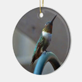 Grüne Ruby kleiner Hummingbird Keramikornament (Links)