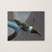 Grüne Ruby kleiner Hummingbird Puzzle (Horizontal)