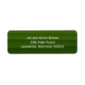 Grüne Rücksendeadresse (Vorne)