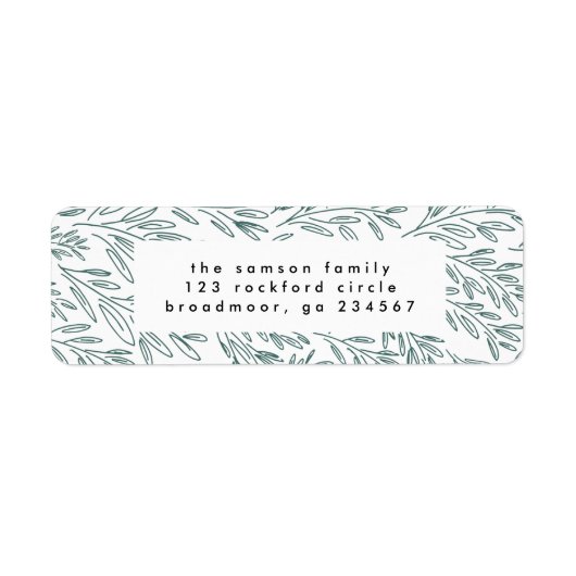 Grüne Rücksendeadresse (Vorne)