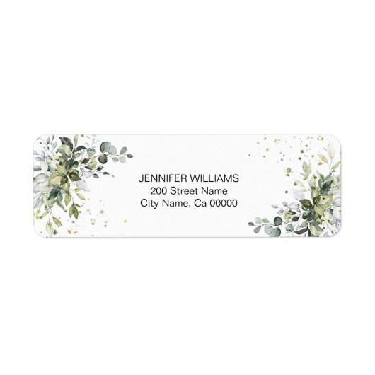 Grüne Rücksendeadresse (Vorne)