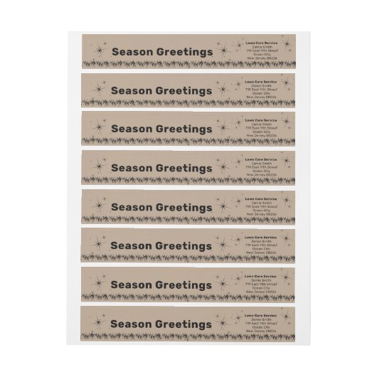 Grüne Rücksendeadresse für den Pflegedienst (Bogen)