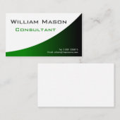 Grüne, runde, Berufliche Visitenkarte (Vorne/Hinten)