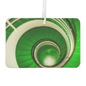 Grüne Rundtreppe Autolufterfrischer (Rückseite)