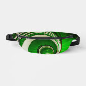 Grüne Rundtreppe Bauchtasche (Vorderseite)