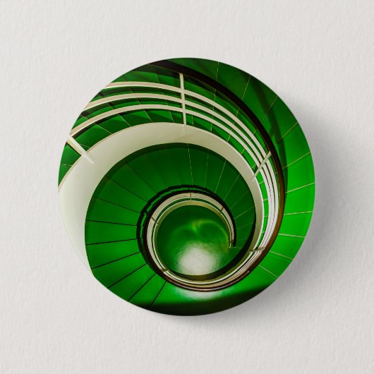 Grüne Rundtreppe Button (Vorderseite)