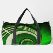Grüne Rundtreppe Duffle Bag (Rückseite)
