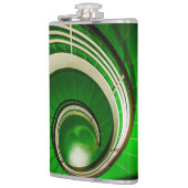 Grüne Rundtreppe Flachmann (Links)