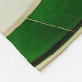 Grüne Rundtreppe Fleecedecke (Ecke)