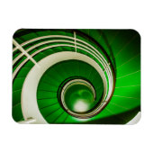 Grüne Rundtreppe Magnet (Horizontal)