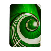 Grüne Rundtreppe Magnet (Vertikal)