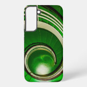 Grüne Rundtreppe Samsung Galaxy Hülle (Rückseite)
