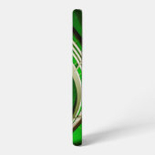 Grüne Rundtreppe Samsung Galaxy Hülle (Linke Seite)