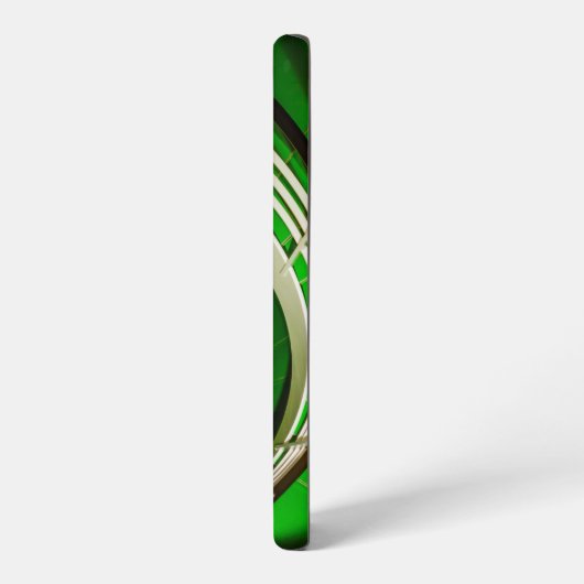 Grüne Rundtreppe Samsung Galaxy Hülle (Linke Seite)