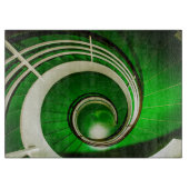 Grüne Rundtreppe Schneidebrett (Vorderseite)