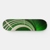 Grüne Rundtreppe Skateboard (Horizontal)