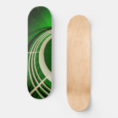 Grüne Rundtreppe Skateboard (Vorderseite)