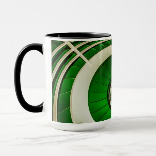 Grüne Rundtreppe Tasse (Links)