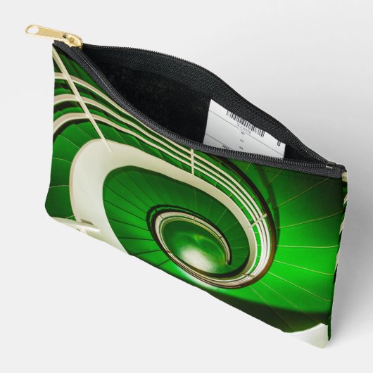 Grüne Rundtreppe Zubehörtasche (Offen)