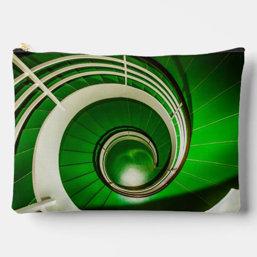 Grüne Rundtreppe Zubehörtasche (Vorderseite)
