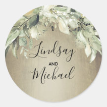 Grüne Rustikale Landwaldhochzeit