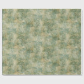 Grüne rustikale Textur Geschenkpapier (Flach)