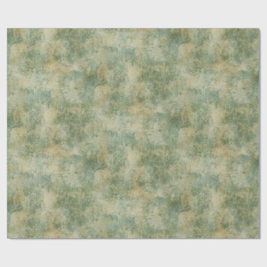 Grüne rustikale Textur Geschenkpapier (Flach)