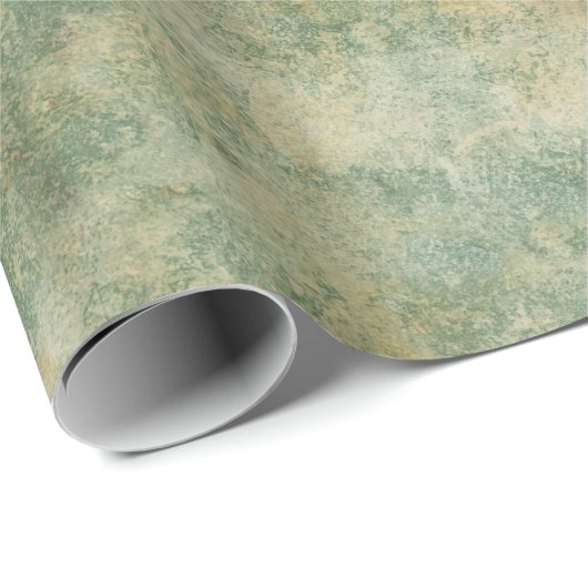 Grüne rustikale Textur Geschenkpapier (Rolleneckpunkt)