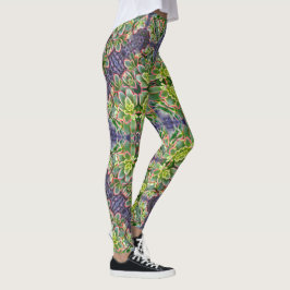 Grüne saftige geometrische Leggings