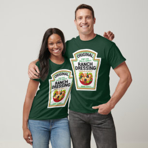 Grüne Salatbekleidung der Gruppe T-Shirt