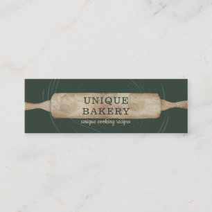 Grüne Salbei Beige Aquarell Moderne Einzigartige B Mini Visitenkarte