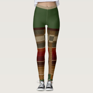 "GRÜNE SALSA" AUTHENTISCHER DRUCK - HISPANISCHES E LEGGINGS