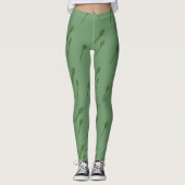 Grüne Samenzellen-Leggings Leggings (Vorderseite)