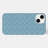 Grüne Scallops Case-Mate iPhone Hülle (Rückseite (Horizontal))