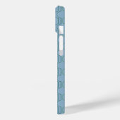 Grüne Scallops Case-Mate iPhone Hülle (Rückseite / Links)